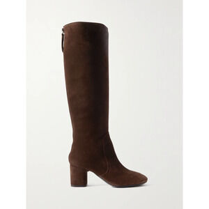 By Far 'Miller' Brown Suede Knee Boots Size 8